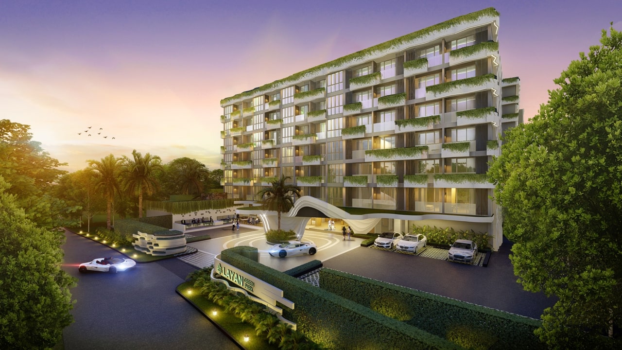 Layan Green Park 1 bedrooms 3 square 121