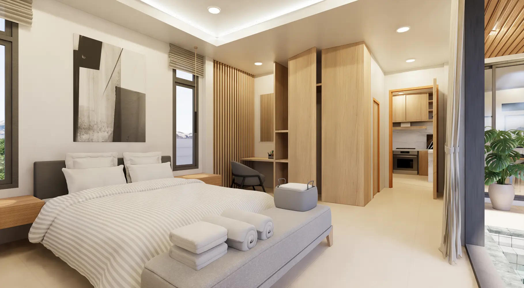 Le Villa Lake bedrooms 3 square 350