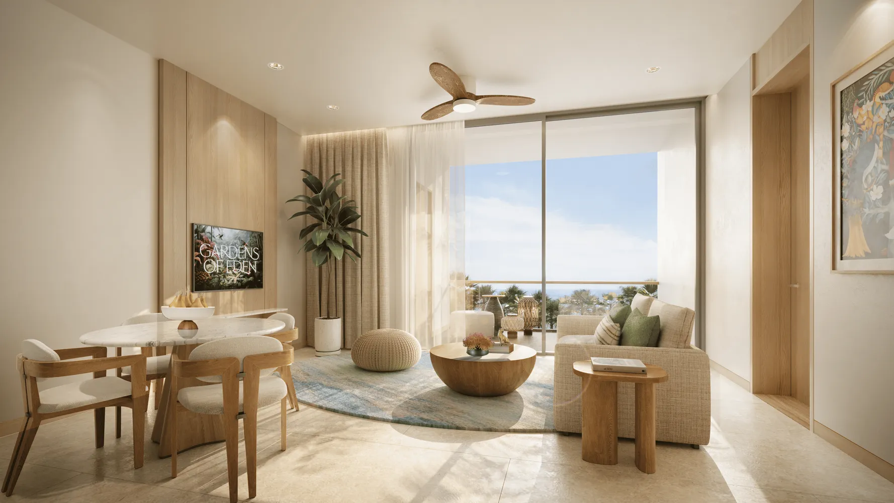 Eden Residences bedrooms 1 square 72