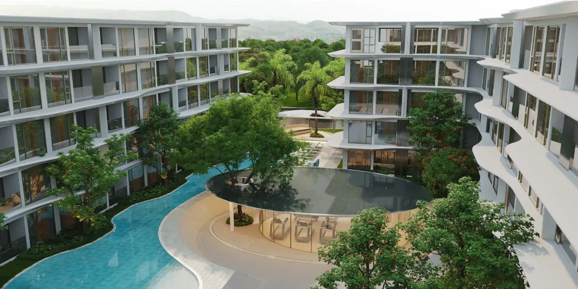 Bellevue Beachfront bedrooms 1 square 40