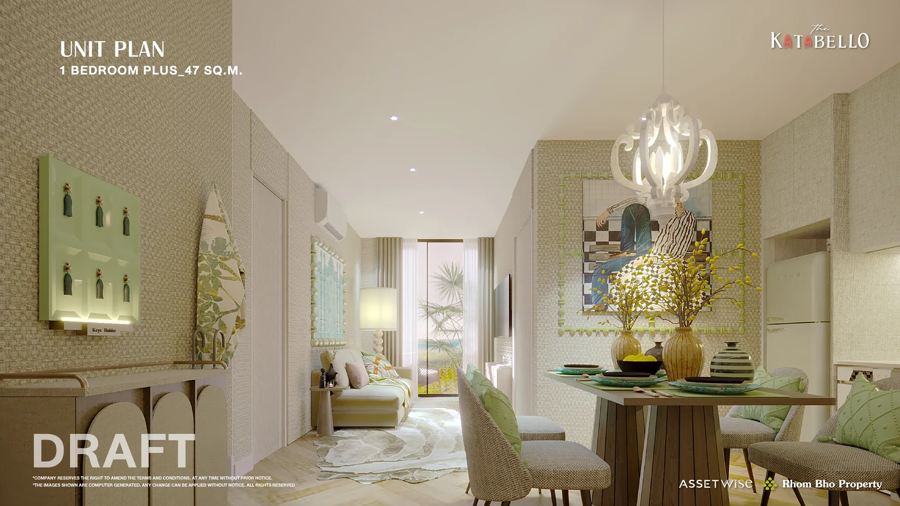 The Title Katabello bedrooms 1 square 47