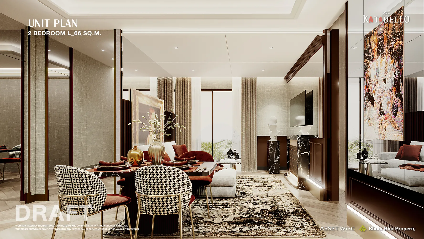 The Title Katabello bedrooms 1 square 47