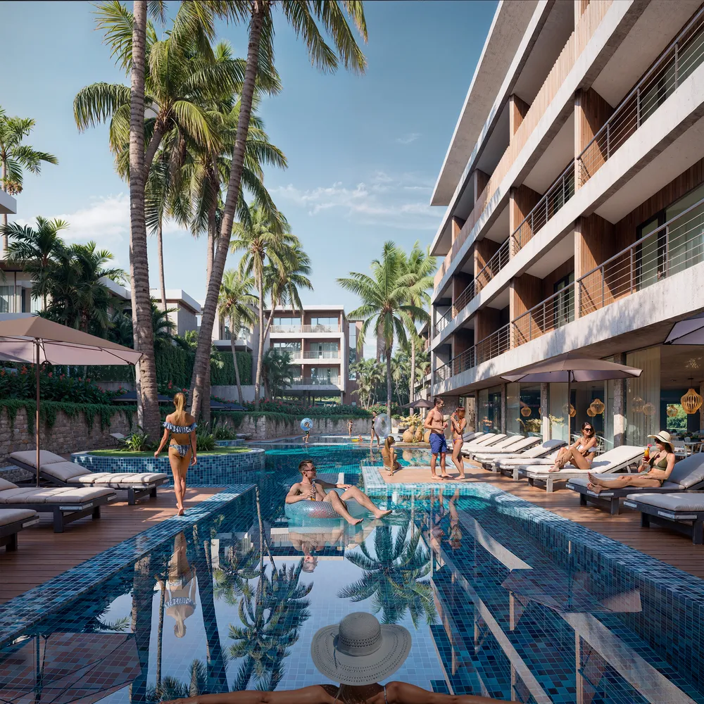 Ecolit Pandawa Residence apartments bedrooms 1 square 40