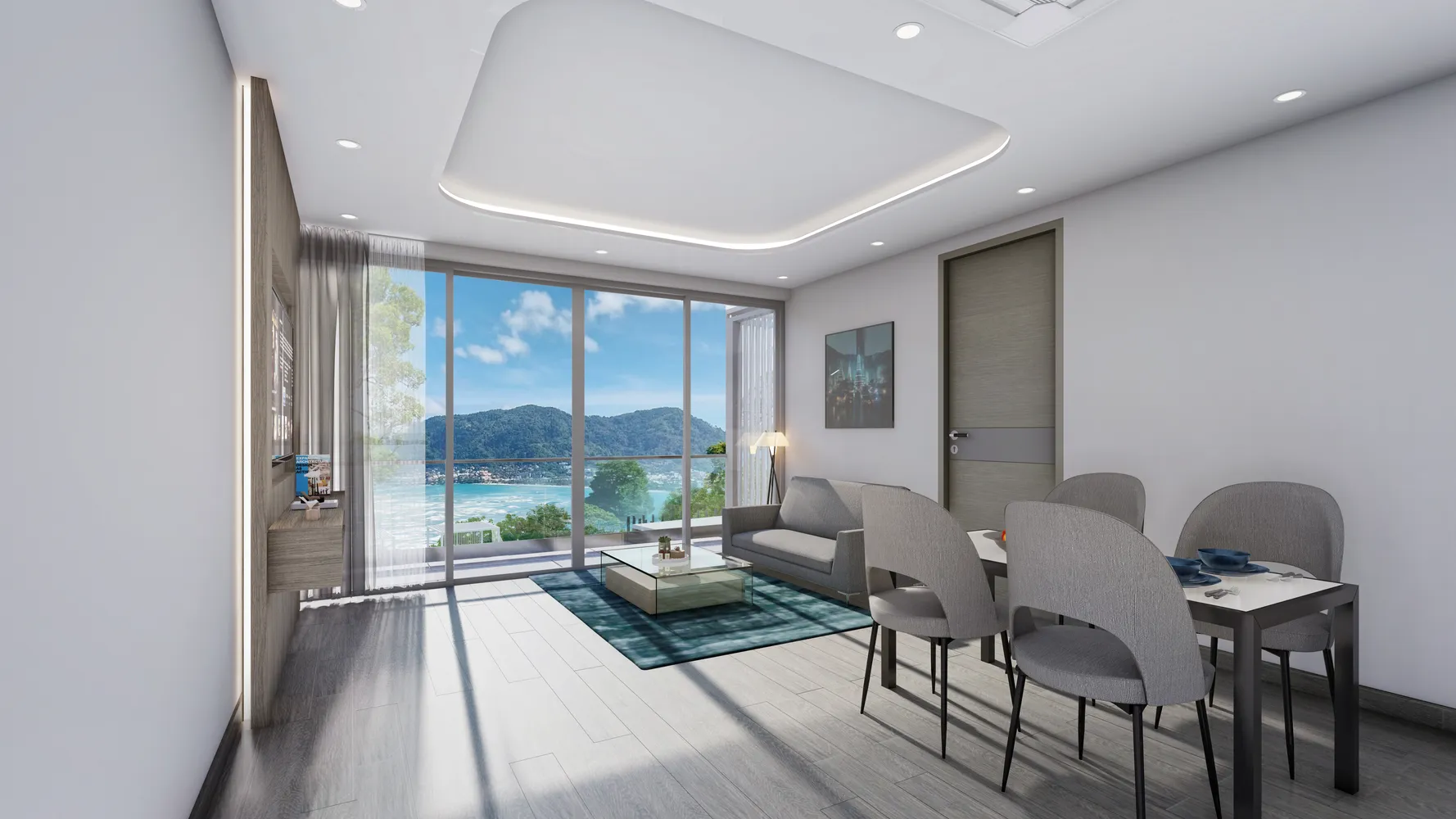 Coral Beach Oceanview bedrooms 1 square 55