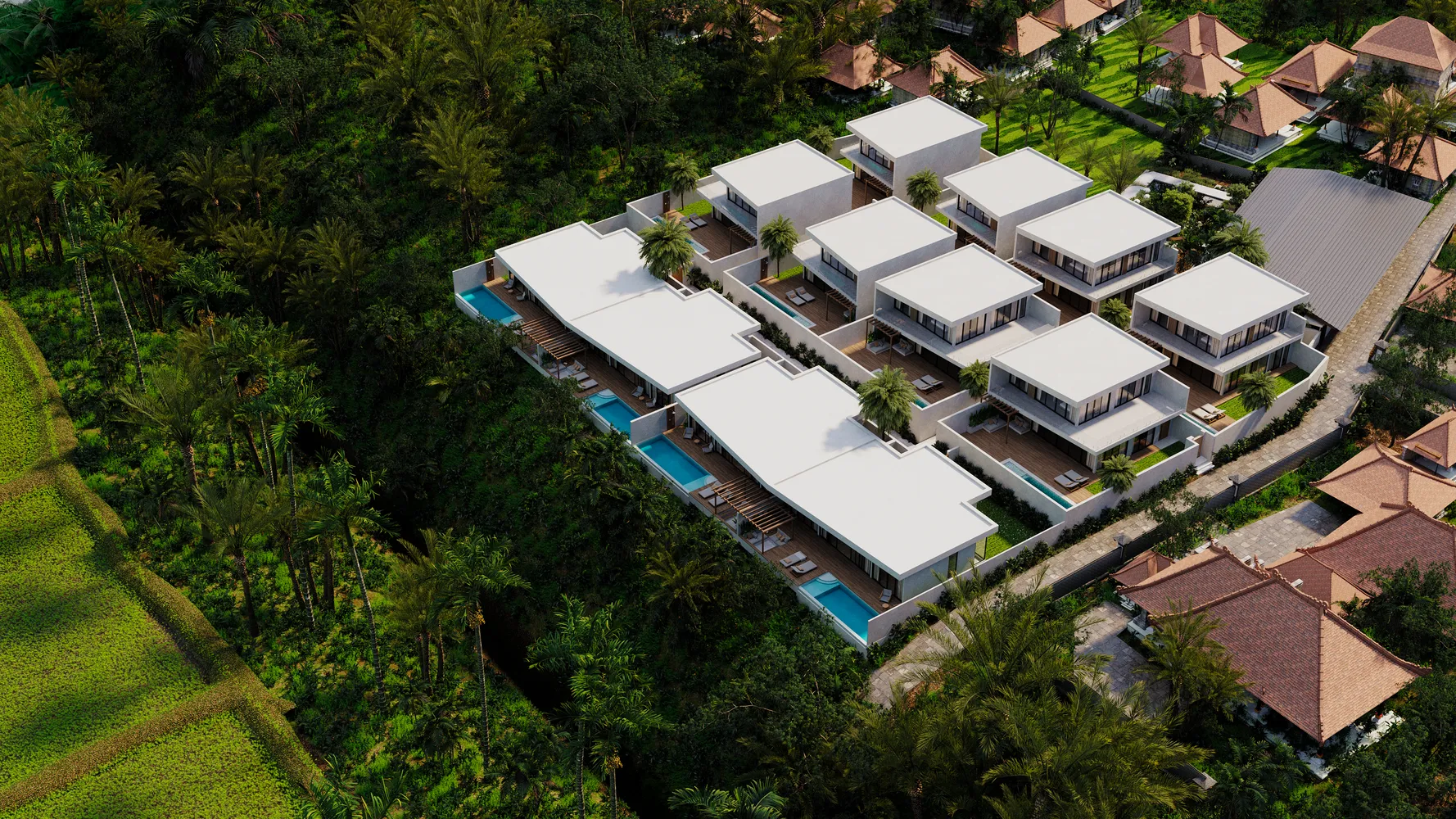 Global Bali Home  Serenity Villas bedrooms 3 square 210