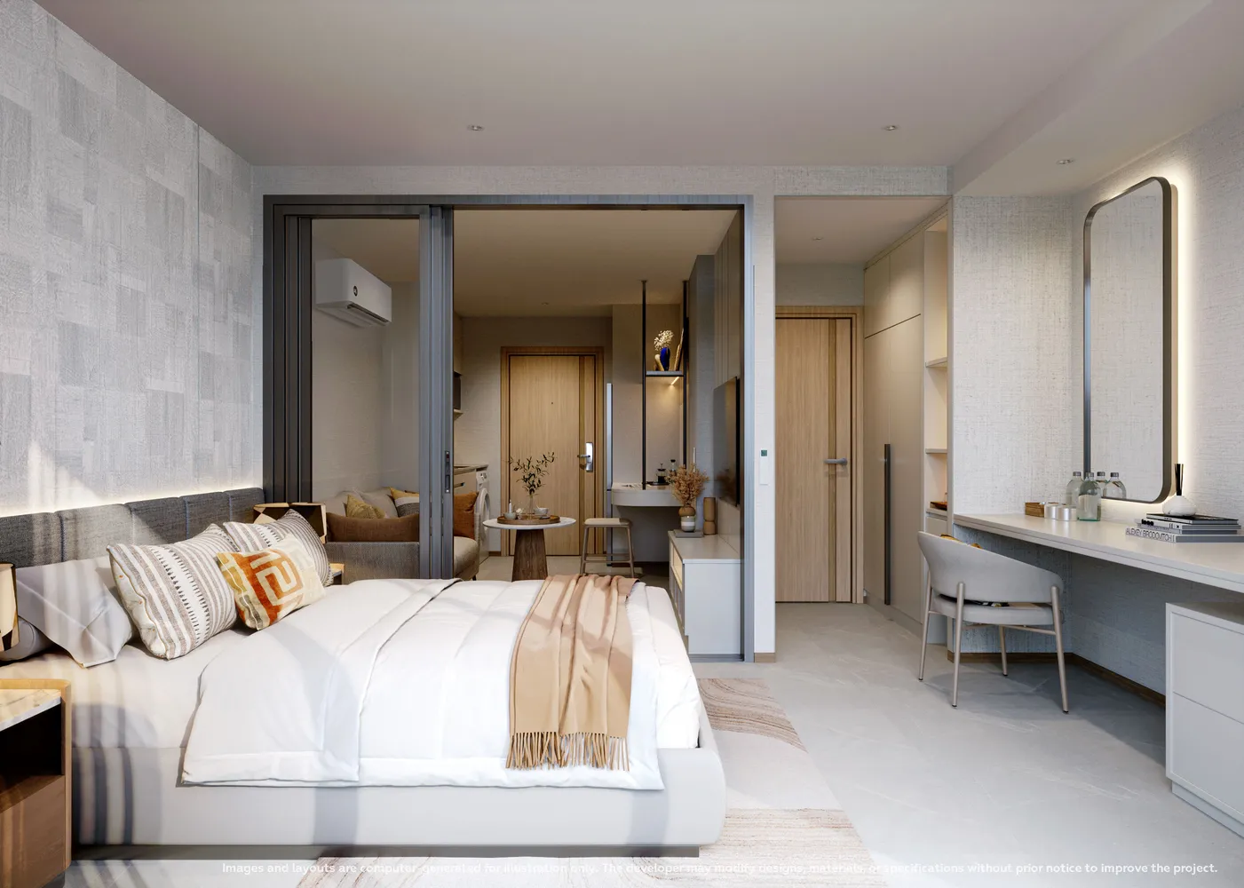 VIBE RESIDENCE bedrooms 1 square 34