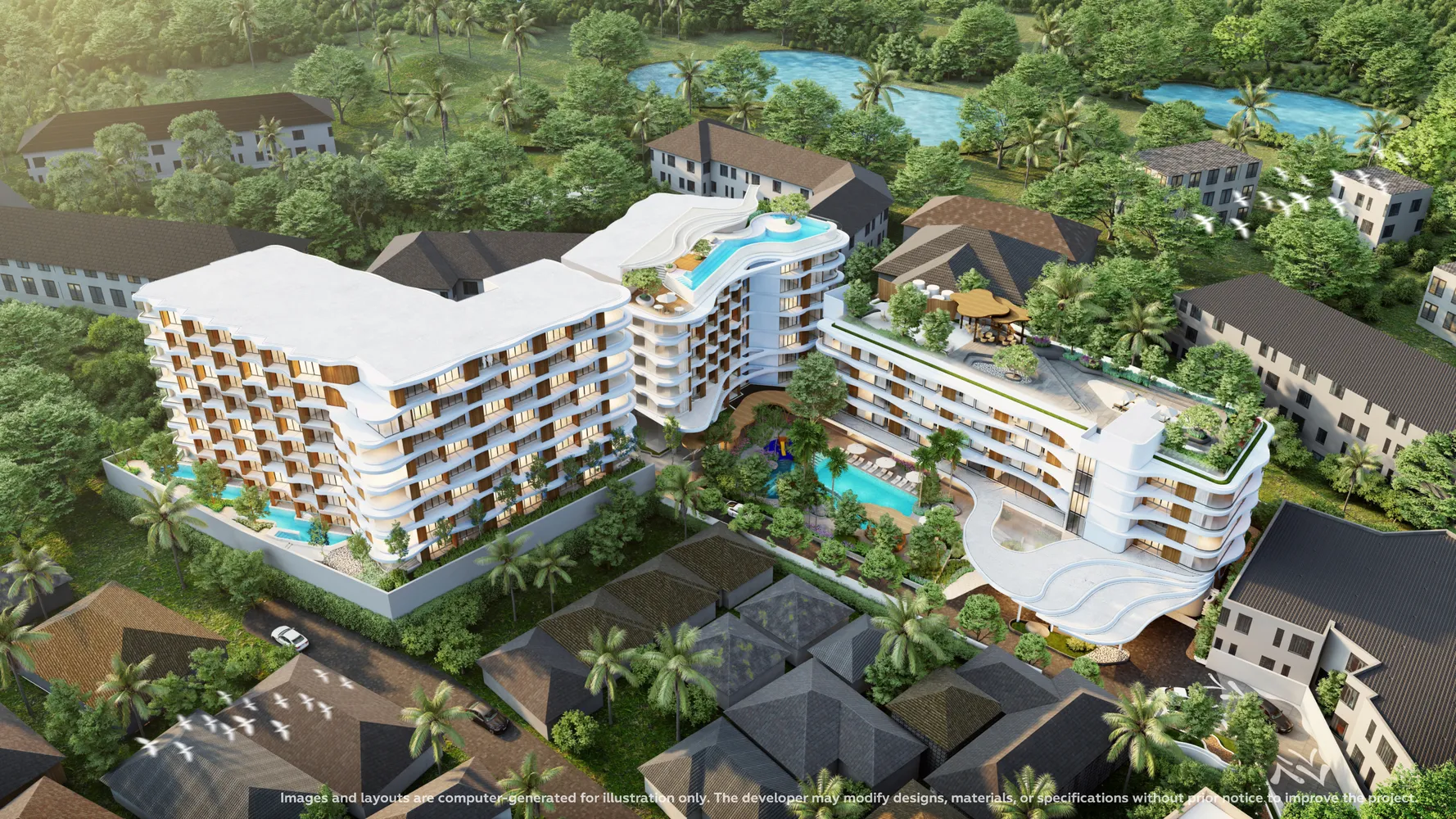 VIBE RESIDENCE bedrooms 1 square 35