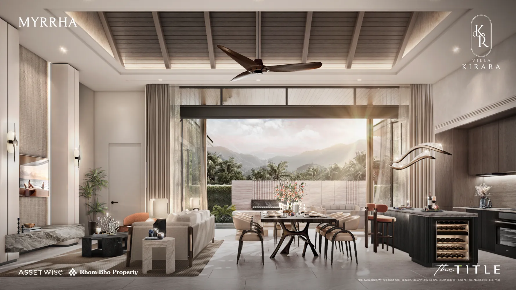 The Title Villa Kirara bedrooms 3 square 406