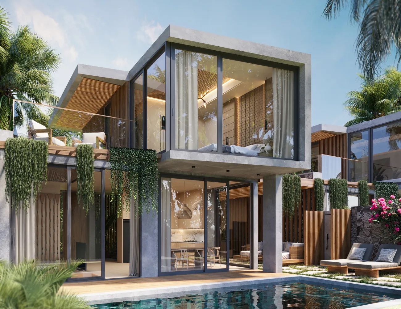 Every Bali Villas bedrooms 1 square 80.83